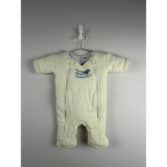 Baby Merlin's Other - Magic Merlin's Magic SleepSuit Yellow Unisex Size Small, 3-6 M